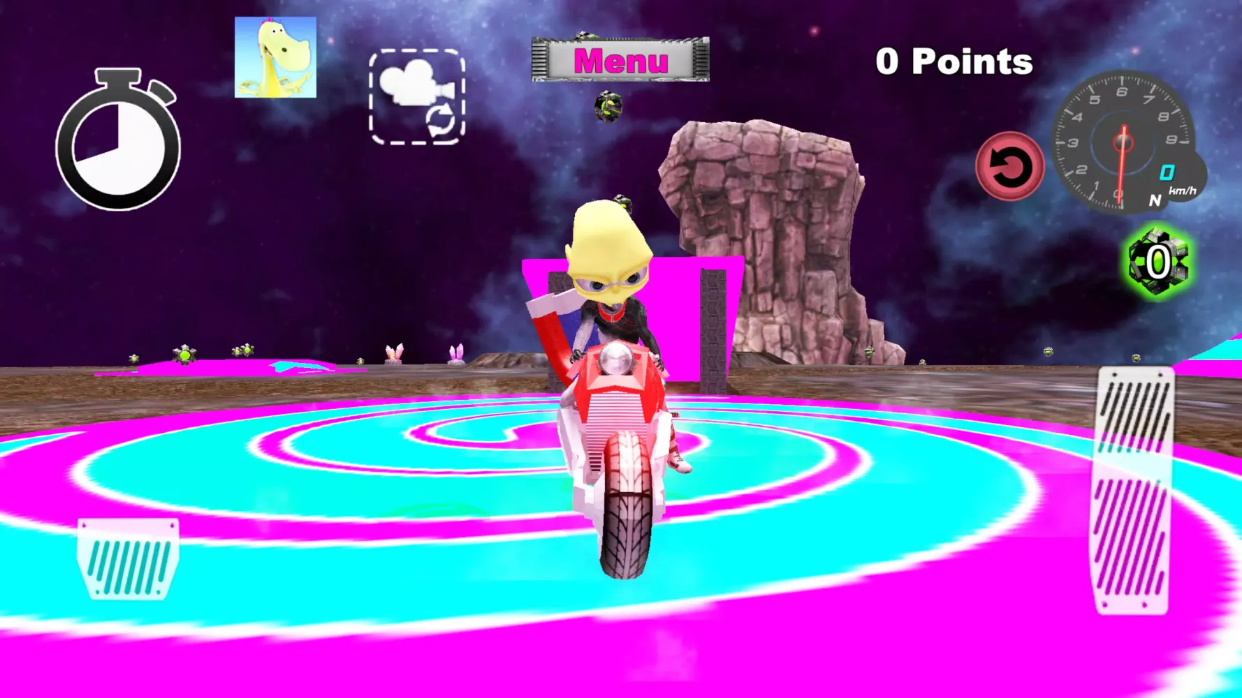 Bike Future Race Alien World b应用截图