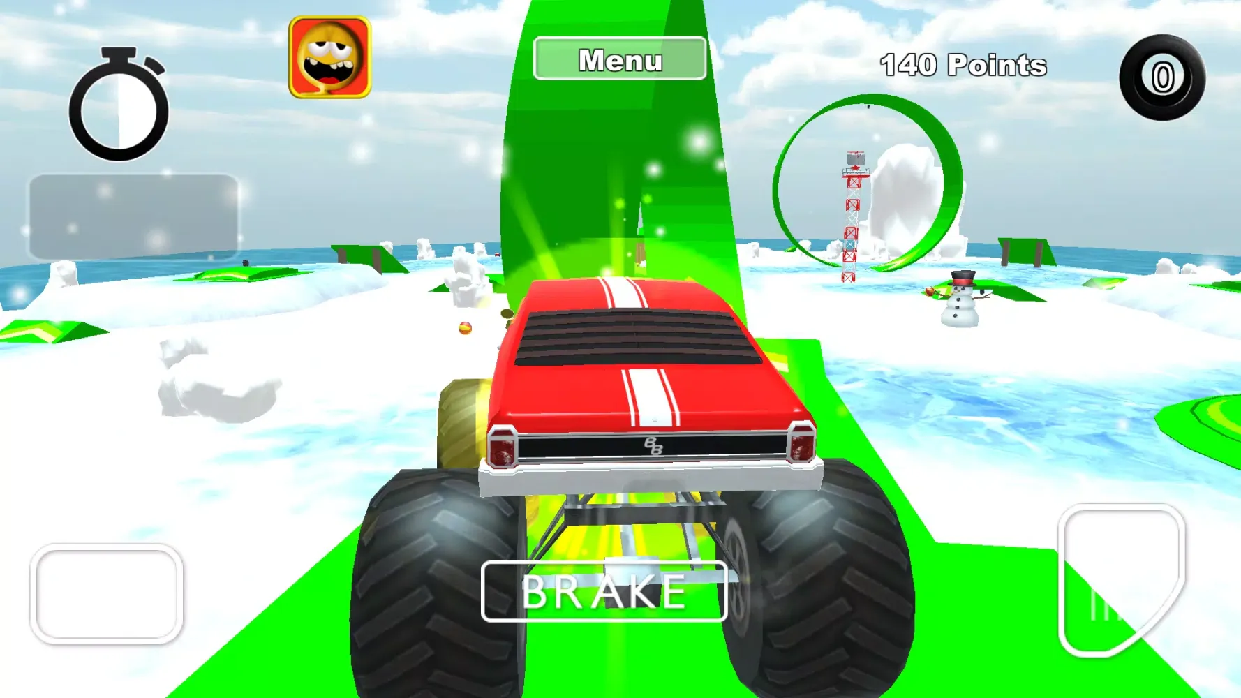Zrzuty ekranu Snow Car Race & Stunts Extreme
