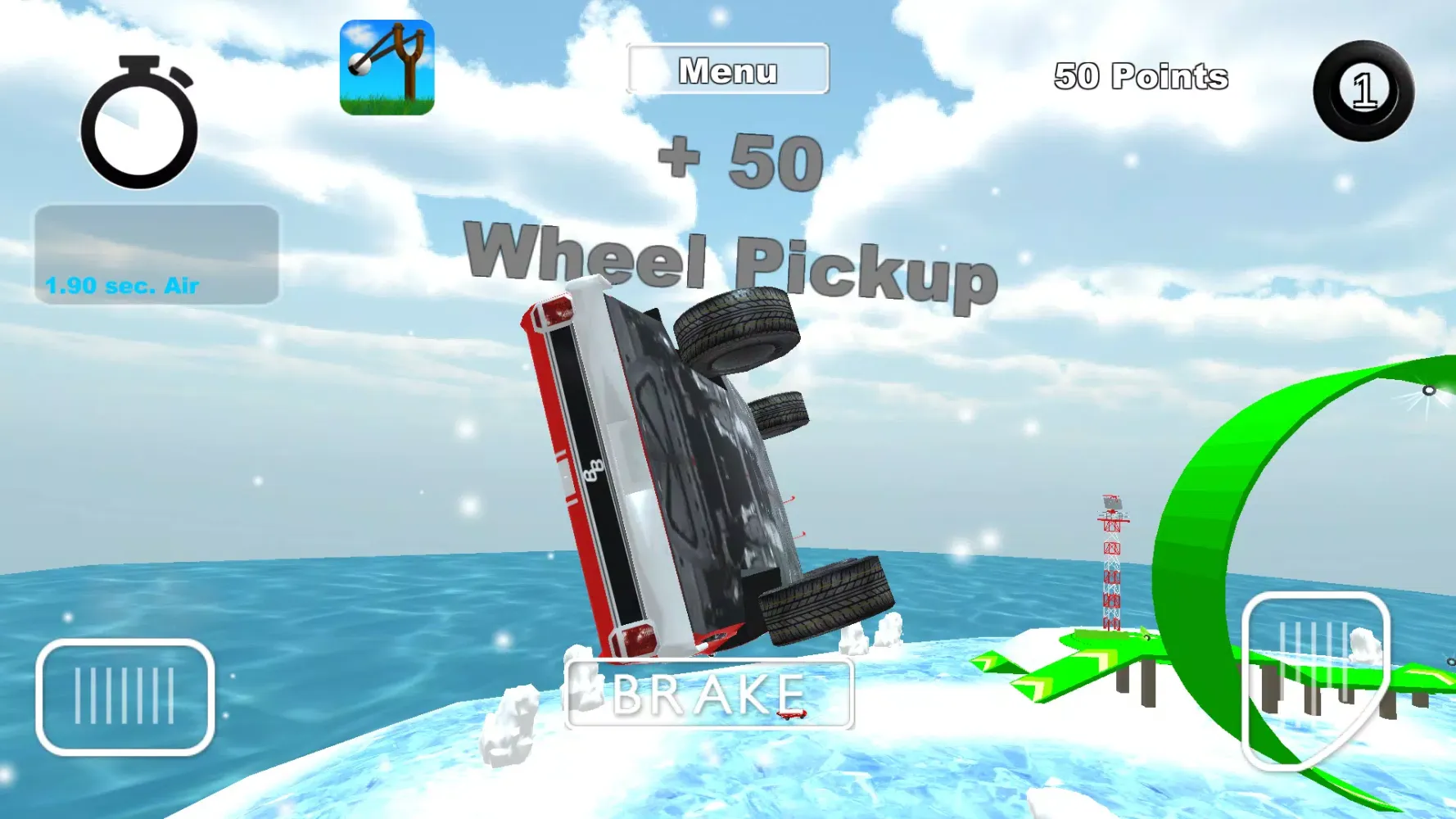 Zrzuty ekranu Snow Car Race & Stunts Extreme