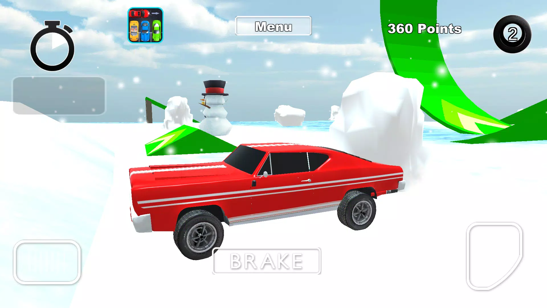 Snow Car Race & Stunts Extreme Screenshots