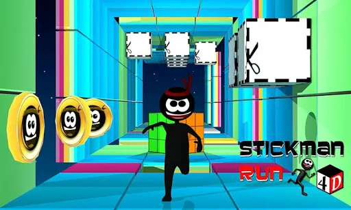 Stickman Run 4D - Fun Run スクリーンショット