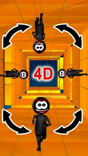 Stickman Run 4D - Fun Run スクリーンショット