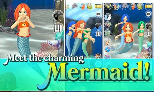 Tangkapan layar Talking Mermaid Princess Pro