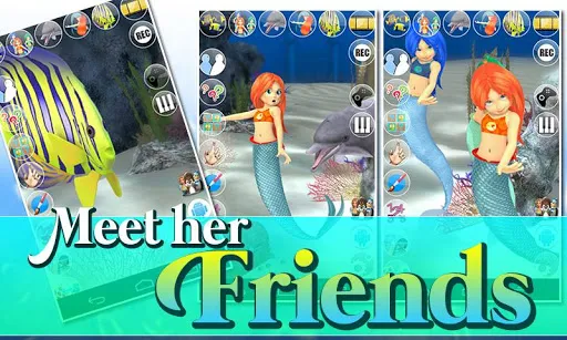 Tangkapan layar Talking Mermaid Princess Pro