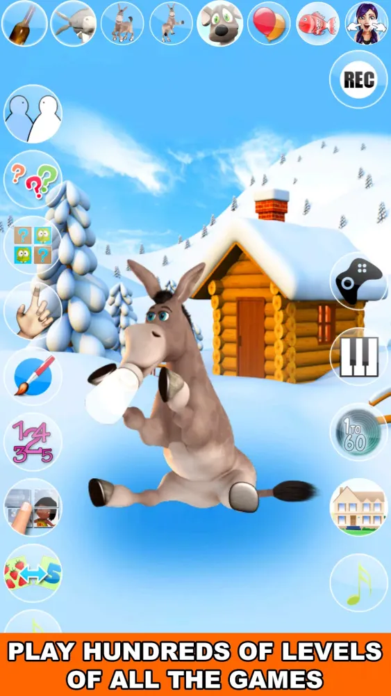 Talking Donald Donkey Ice Fun Screenshots