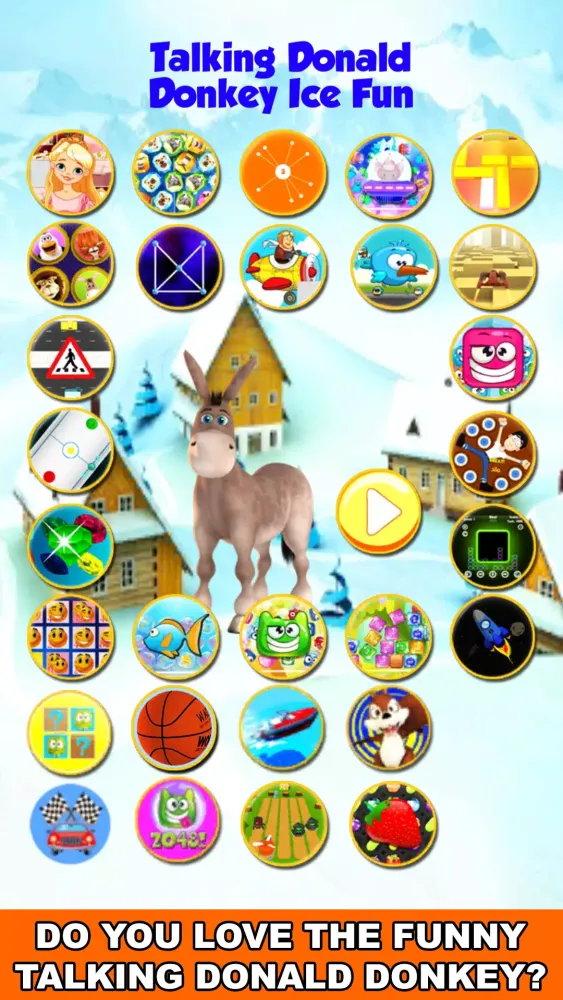 Talking Donald Donkey Ice Fun Screenshots