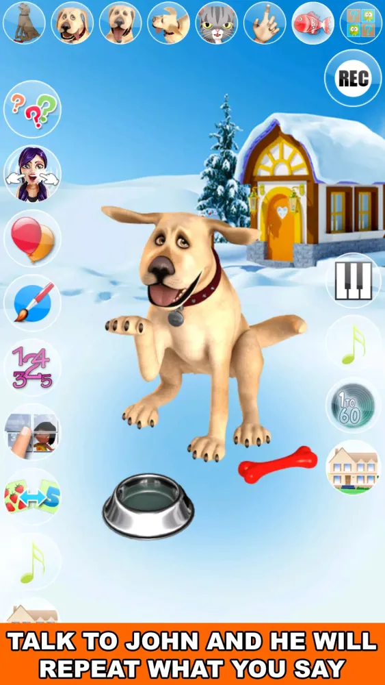 Capturas de pantalla de Talking John Dog Frozen City