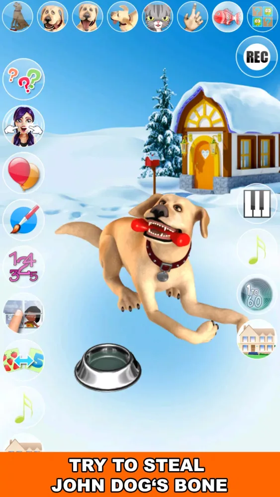 Capturas de pantalla de Talking John Dog Frozen City