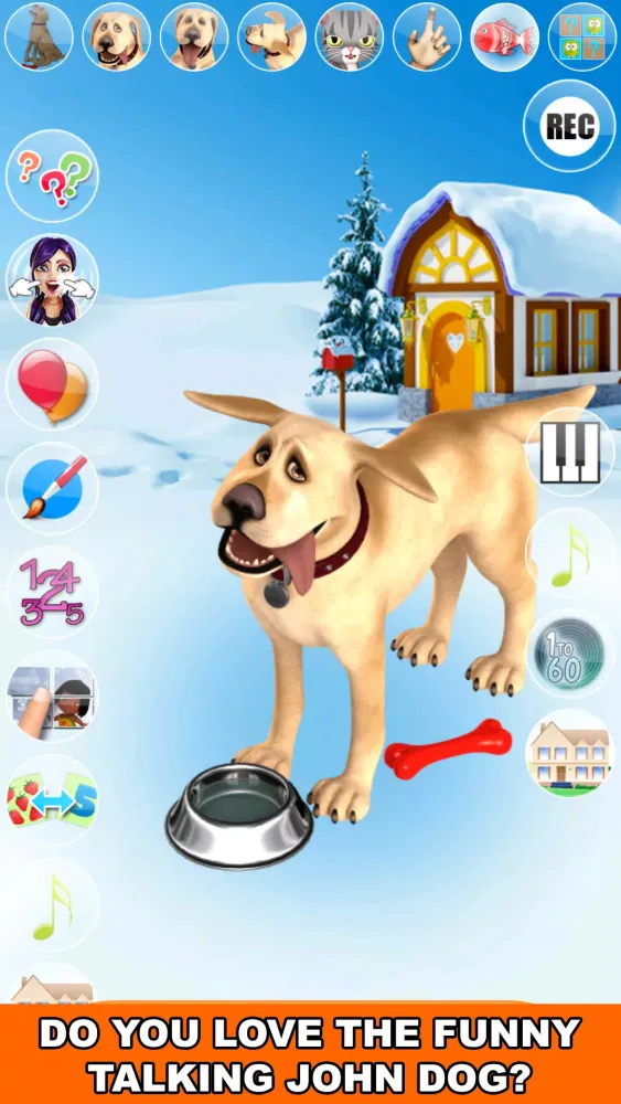Capturas de pantalla de Talking John Dog Frozen City