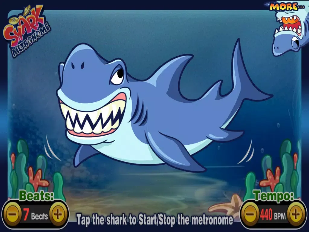Captures d'écran de Shark Metronome Pro (Tempo Tracking) - Keep the Groove with the best free rhythm generator (BPM Click = Pro Timing) iPad 