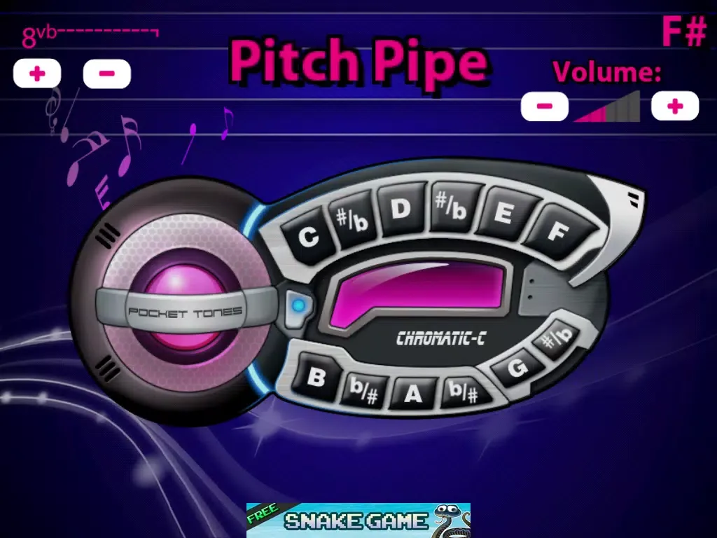 Capturas de tela do Pitch Pipe Pro (Pitchpipe) - Perfect practice tool for Musicians (Chromatic acapella pitch) iPad 