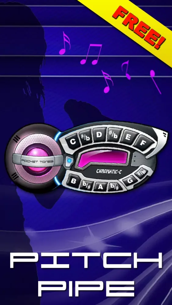 Capturas de tela do Pitch Pipe Pro (Pitchpipe) - Perfect practice tool for Musicians (Chromatic acapella pitch)