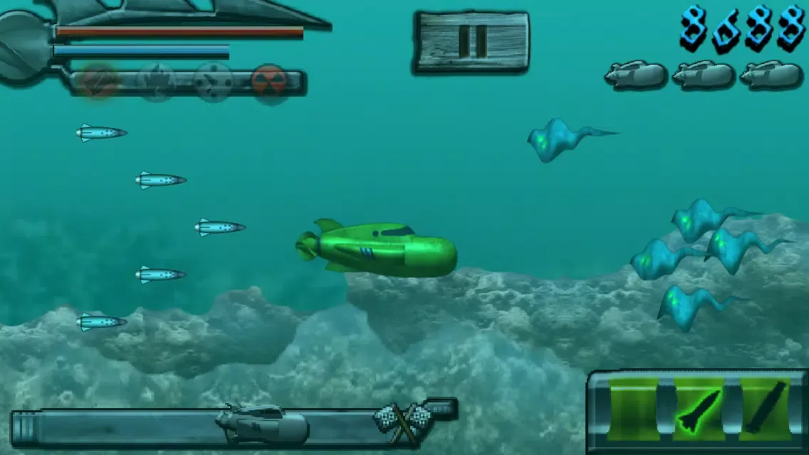 Sub Shooter Pro (Free Submarine Game) - Revenge of the Hungry Mafia Shark स्क्रीनशॉट