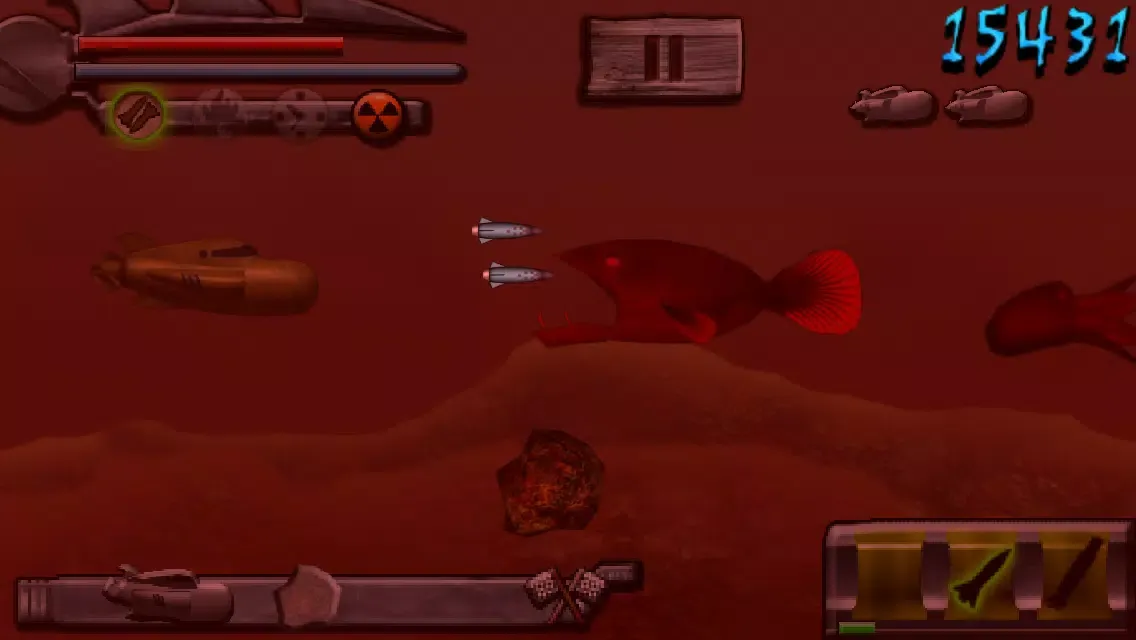Sub Shooter Pro (Free Submarine Game) - Revenge of the Hungry Mafia Shark स्क्रीनशॉट