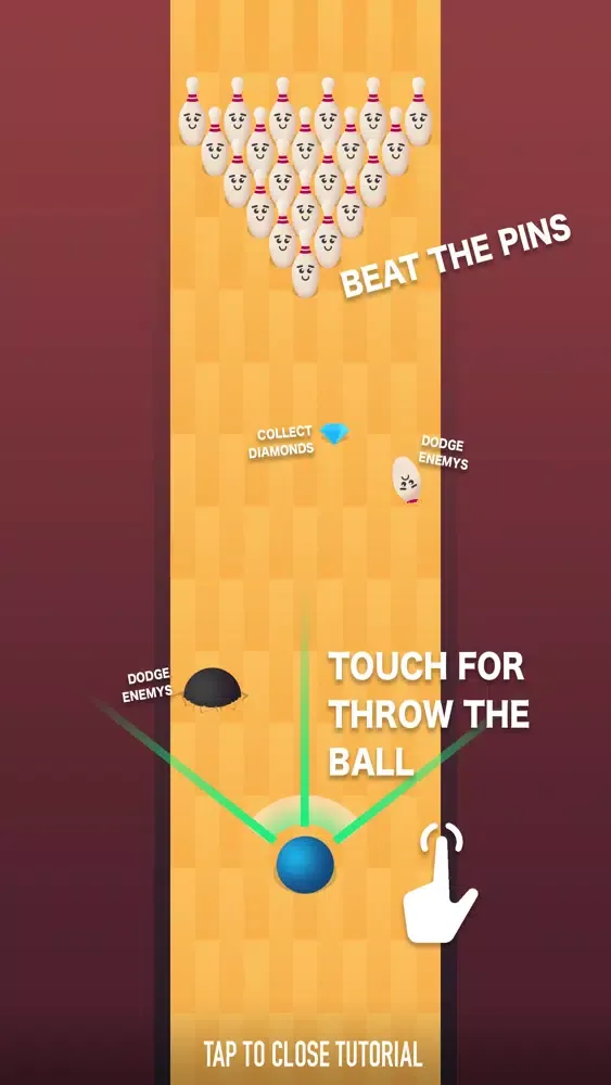 Captures d'écran de Super 3D Bowling Game