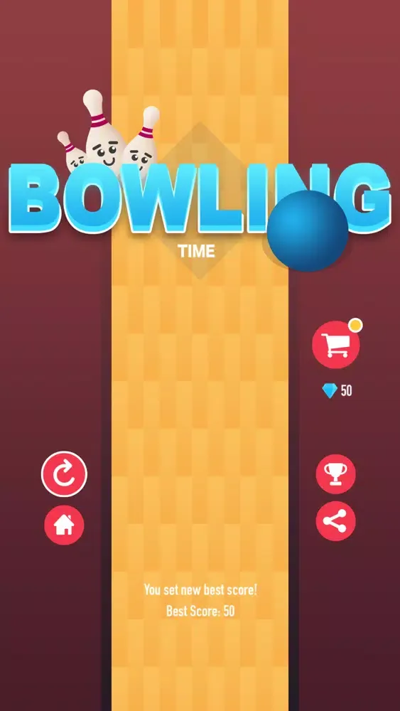 Captures d'écran de Super 3D Bowling Game