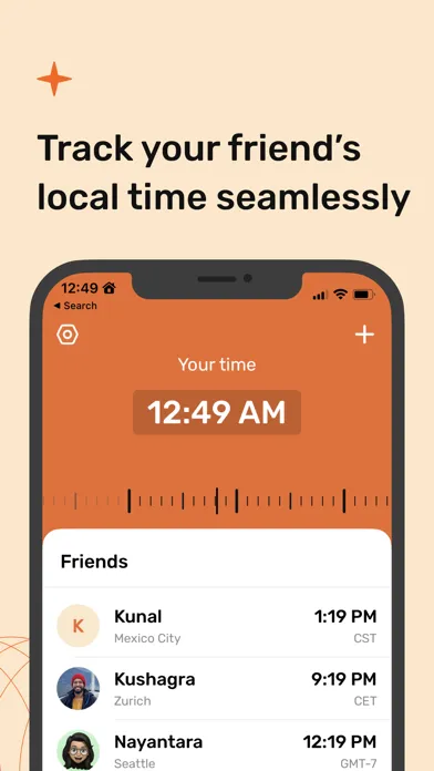 Скриншоты World clock widget - Orbitime