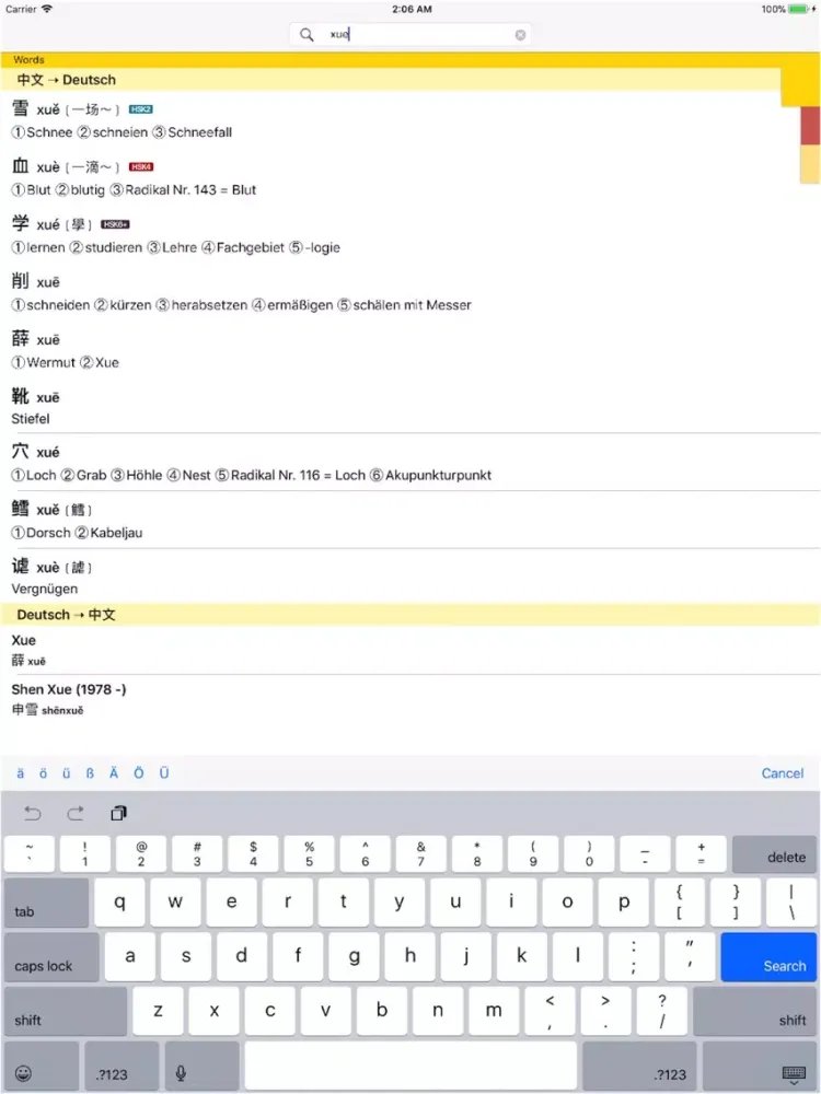 Screenshot di KAUZ 中文-Deutsch iPad 