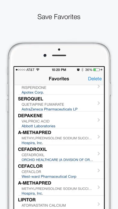 Drugs & Medications Screenshots