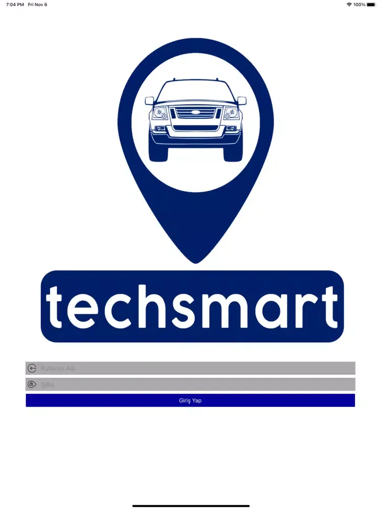 Ảnh chụp màn hình của Techsmart Kameralı Araç Takip iPad 