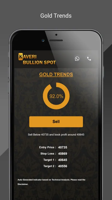 Capturas de pantalla de Kaveri Bullion Spot