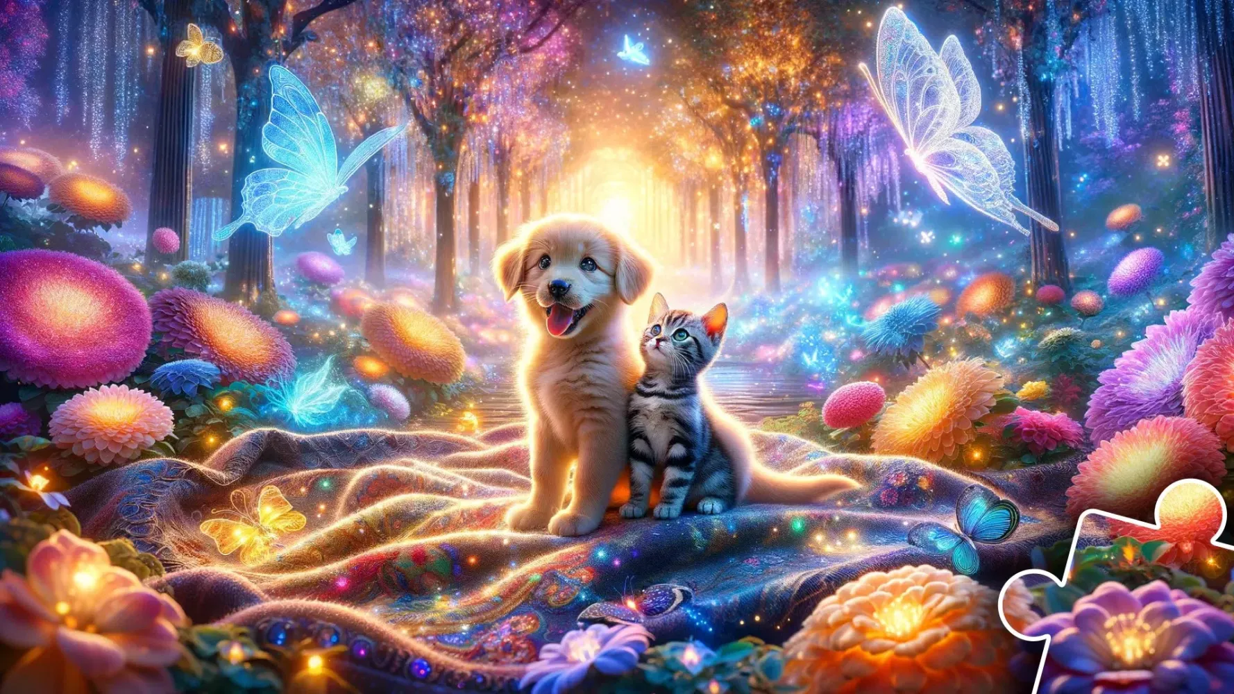 Dogs & Cats Puzzles for kids应用截图