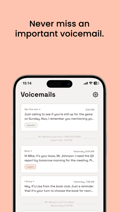 Скриншоты Eazy Voicemail