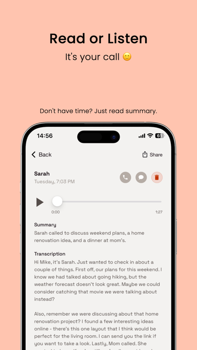 Скриншоты Eazy Voicemail
