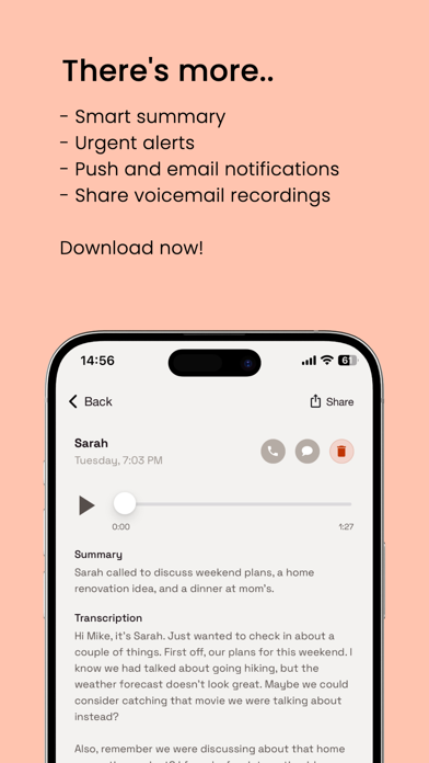 Скриншоты Eazy Voicemail