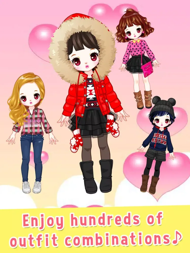 Lovely Winter Dresses iPad  स्क्रीनशॉट