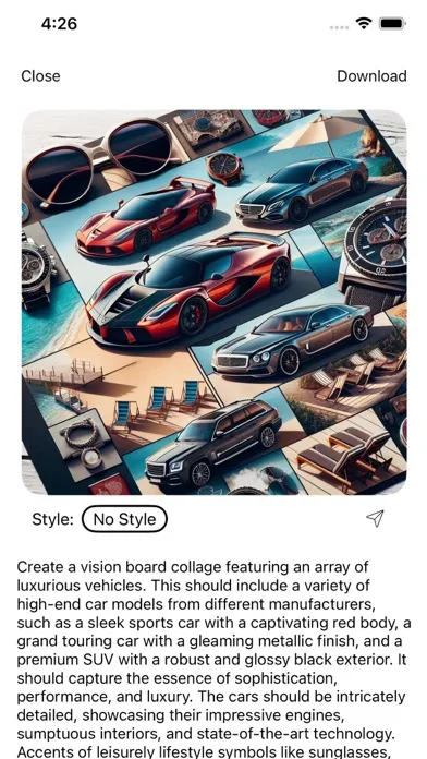 Скриншоты Vision Board