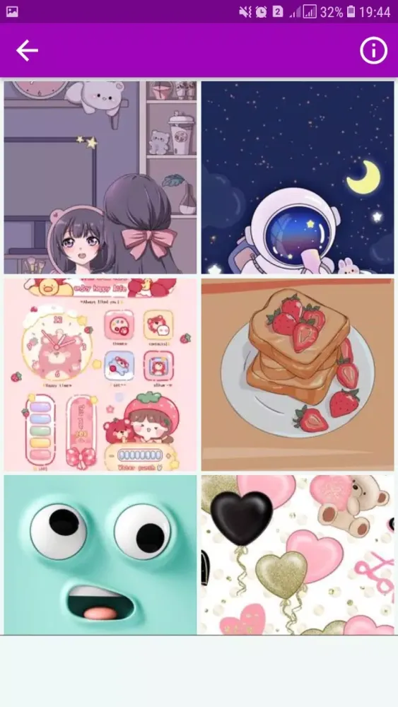 Capturas de tela do Kawaii Cute Wallpaper HD