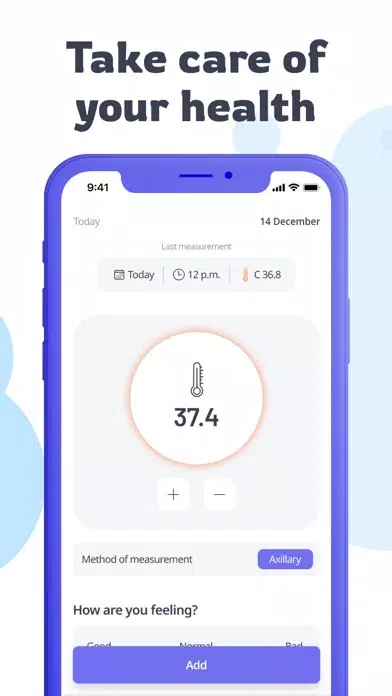 Fever Thermometer Body Temp Screenshots
