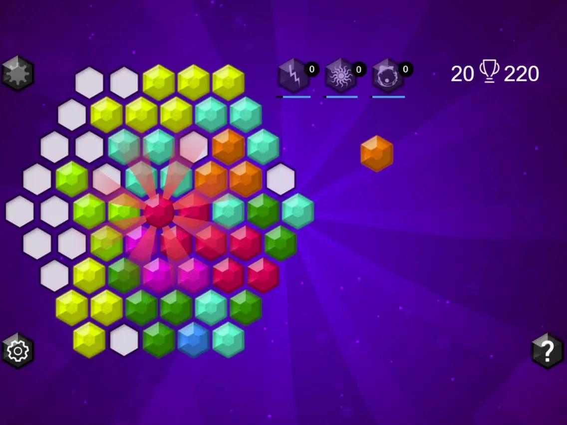 Ảnh chụp màn hình của Block Hex Fit Puzzle iPad 