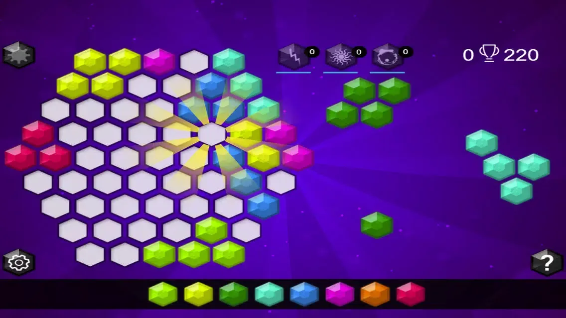 Ảnh chụp màn hình của Block Hex Fit Puzzle