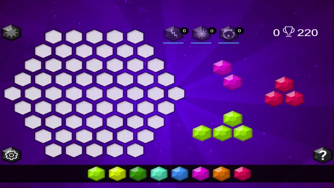 Ảnh chụp màn hình của Block Hex Fit Puzzle