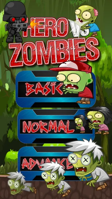Capturas de tela do Hero VS Zombie Vocabulary Game