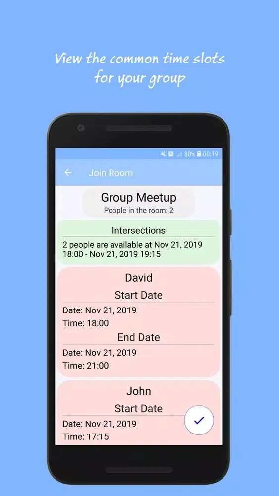 Capturas de tela do MeetUps With Friends