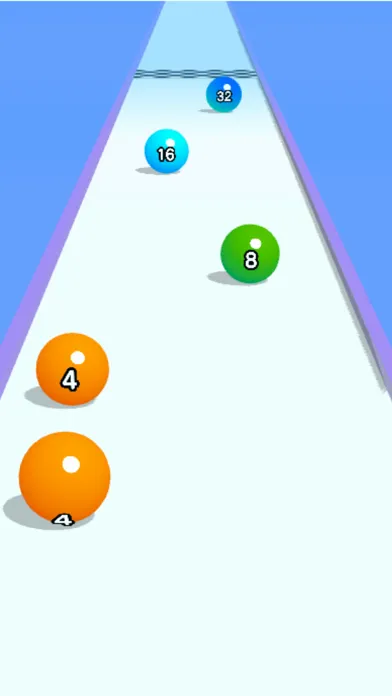 Ảnh chụp màn hình của Ball Run 2048