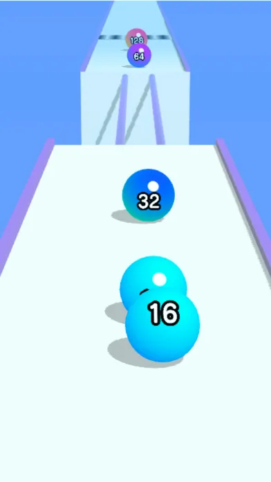 Ảnh chụp màn hình của Ball Run 2048
