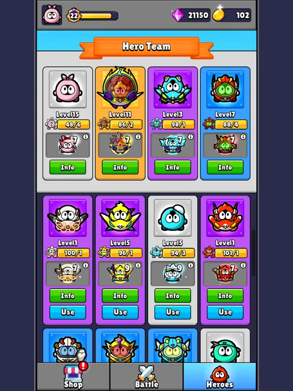 Zrzuty ekranu Jumpin Hero iPad 