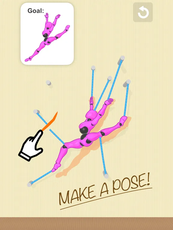 Posing Cut: Marionette Puzzle iPad  स्क्रीनशॉट