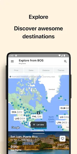 Capturas de pantalla de KAYAK: Flights, Hotels & Cars