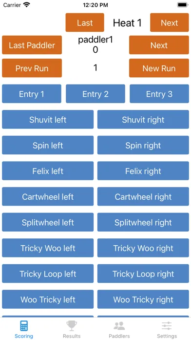 ภาพหน้าจอของ Kayak Freestyle App