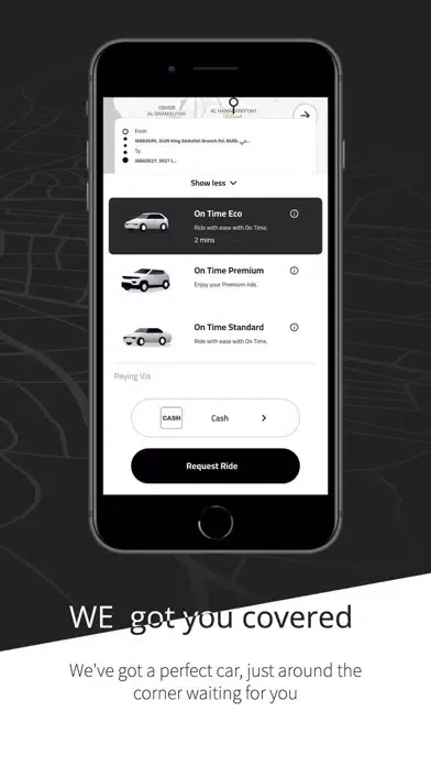 ภาพหน้าจอของ OnTime Rides
