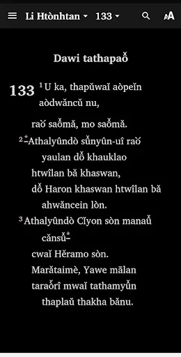 Screenshot di Kayan Bible - Kayǎn LiCǎnsû