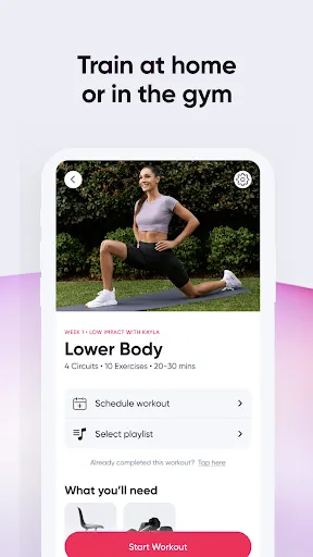 Sweat: Fitness App For Women 스크린샷