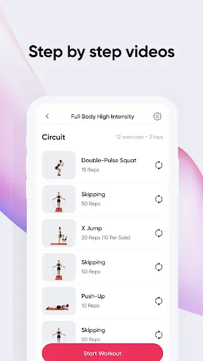 Sweat: Fitness App For Women 스크린샷