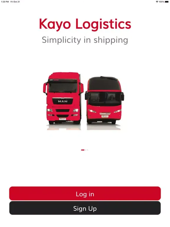 Kayo Logistics iPad 應用截圖