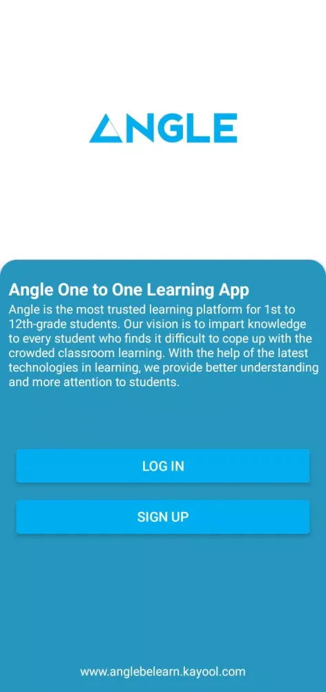 Tangkapan layar Angle